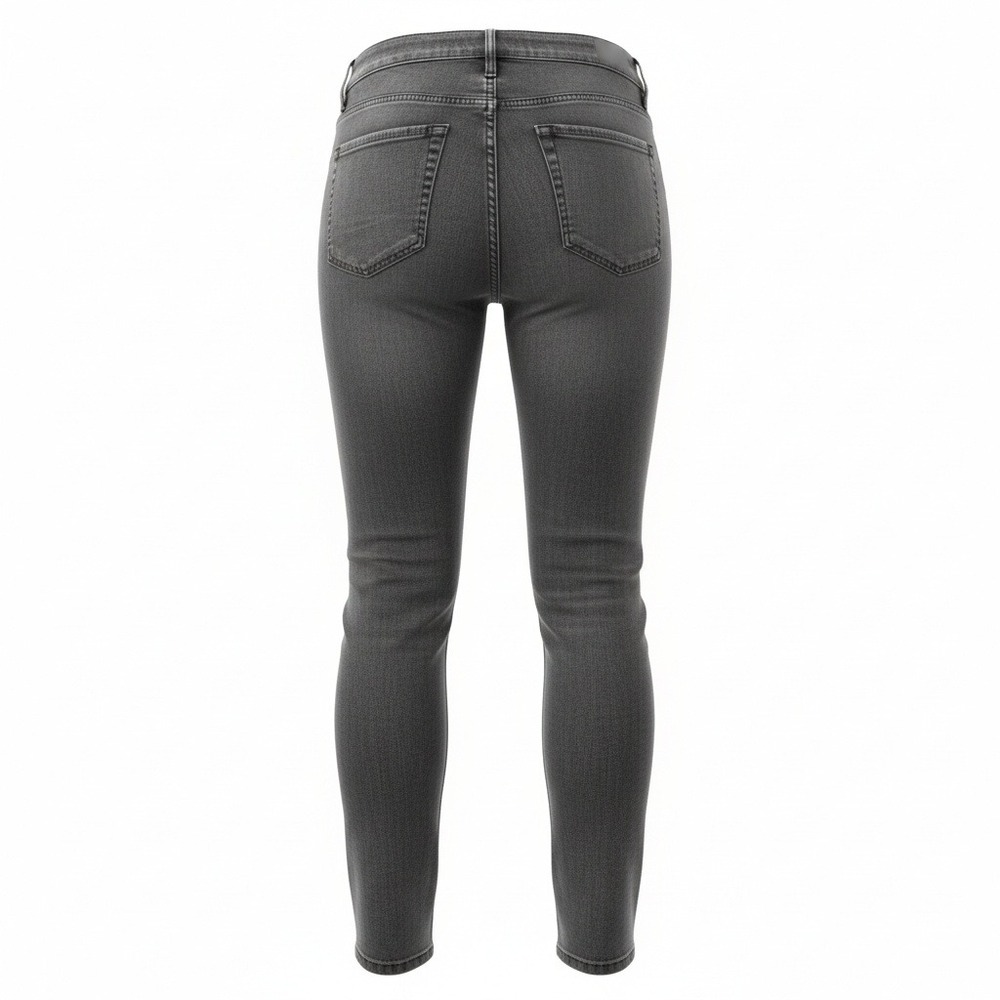 White House Black Market High-Rise Sequin Straight Jeans -Size 4 - NWOT - Picture 3 of 5